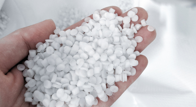 In-house plastic recycled pellets
